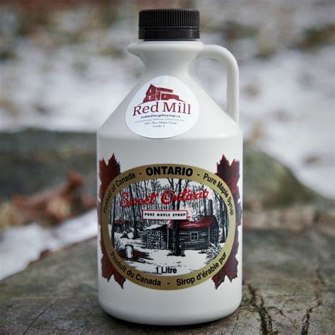 All Natural Ontario Maple Syrup 1L - Red Mill Maple Syrup