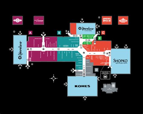 Bay Park Square Mall Map - Terminal Map