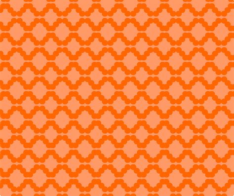 Orange Pattern Background Wallpaper