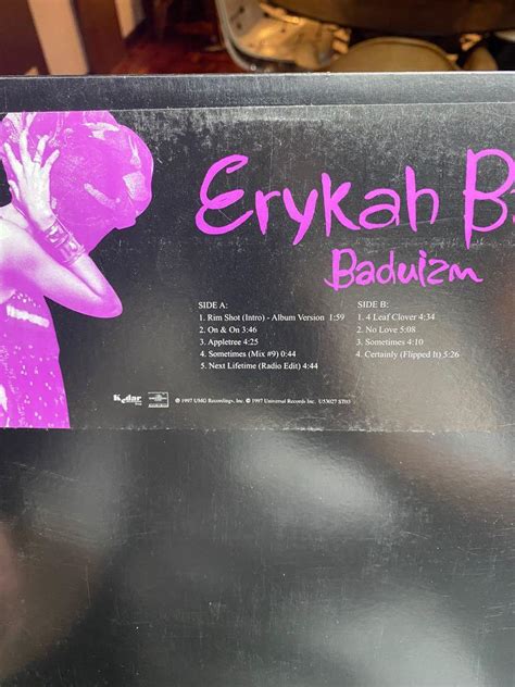 Erykah Badu Baduizm Vinyl, Hobbies & Toys, Music & Media, Vinyls on ...