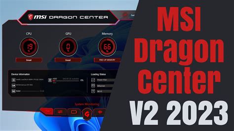 How to Download MSI Dragon Center V2 2023. Install MSI Dragon Center V2 ...