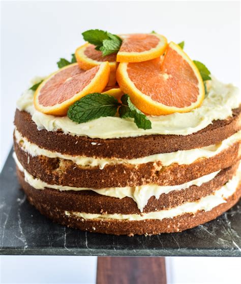 Cara Cara Orange Layer Cake with Citrus Cream Cheese Frosting - Beer ...