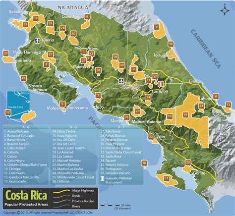 Protected Areas — costarica-information.com