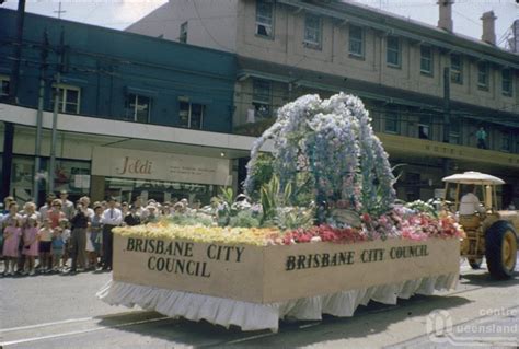 Warana festival parade, Brisbane City Council float, Brisbane ...