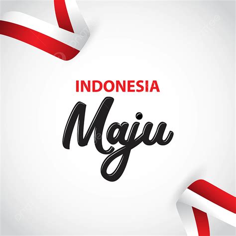 Indonesien Maju Vector Template Design Illustration, Vorlagensymbole ...