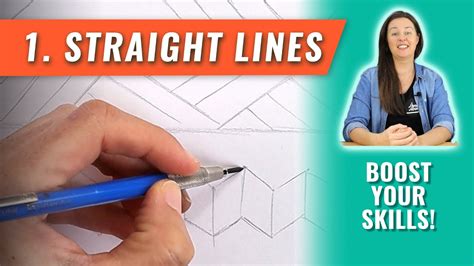 Get Better At Drawing Straight Lines With These Easy Exercises For ...