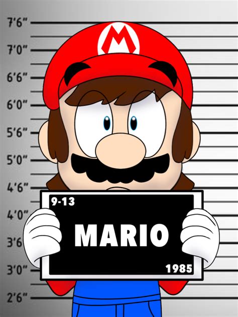 mugshot (meme) mario by BlueMario11 on DeviantArt