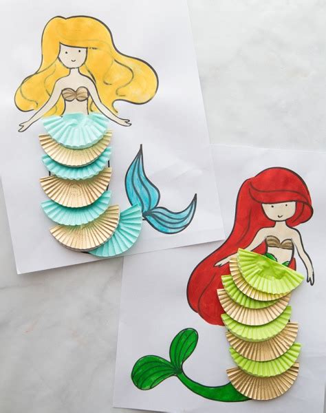 15 Mesmerizing Mermaid Crafts for Kids