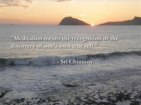 Quotes on meditation -Sri Chinmoy Quotes