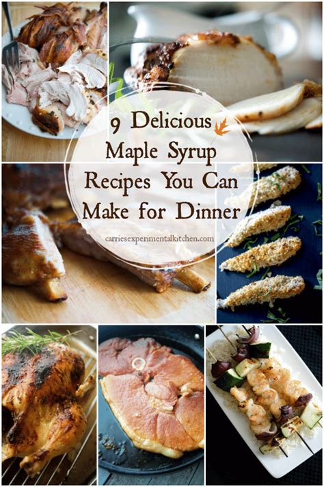 9 Delicious Maple Syrup Recipes You Can Make for Dinner