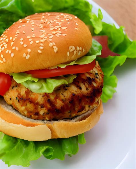 Crispy Chicken Burger 14939303 Stock Photo at Vecteezy