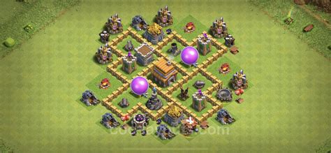 Best unbeatable Base TH5 with Link, Anti Everything - Town Hall Level 5 ...