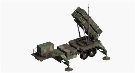 Patriot missile model - TurboSquid 1346980