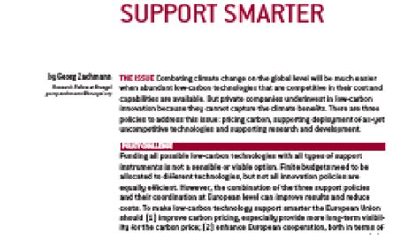 Making low-carbon technology support smarter