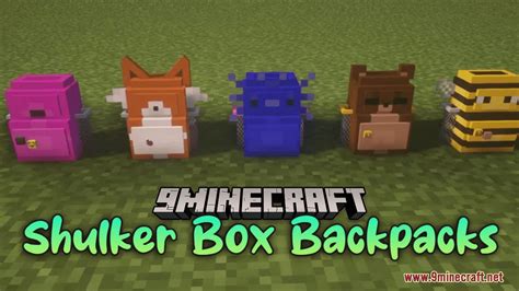 Shulker Box Backpacks Resource Pack (1.20.6, 1.20.1) - Texture Pack ...