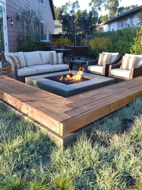 Cozy outdoor Seating Ideas - MeCraftsman | Backyard fire, Backyard ...