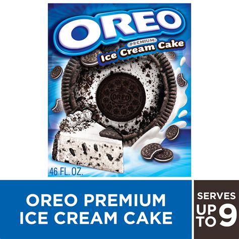 Oreo Premium Ice Cream Cake Made with Oreo Cookies, Vanilla Ice Cream ...