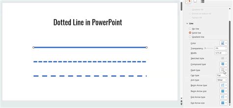 How To Insert Dotted Line In Powerpoint