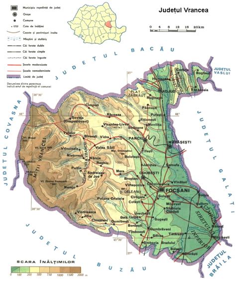 Harta Vrancea Satelit | Harta Pe Regiuni