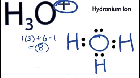 A step-by-step explanation of how to draw the H3O+ Lewis Structure ...