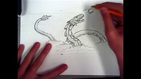 Sea Serpent Drawings