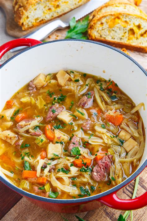 Corned Beef and Cabbage Soup - Closet Cooking