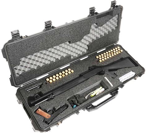 Case Club Waterproof Tactical Shotgun Case with Silica Gel & Accessory Box