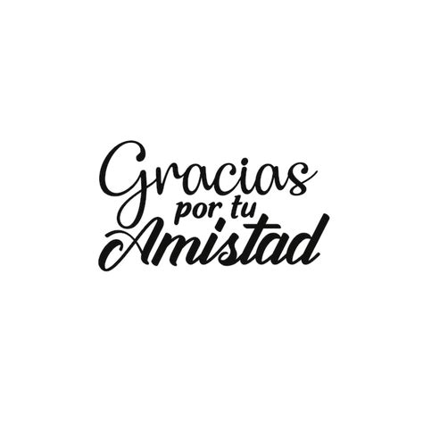 Premium Vector | Gracias por tu amistad