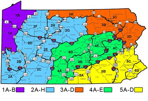 Pennsylvania Hunting Zones Map