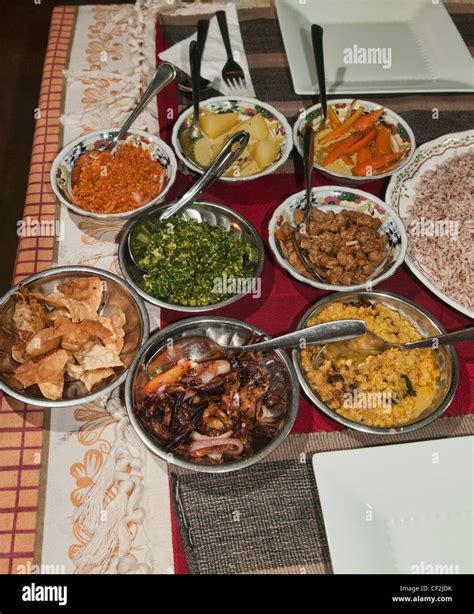 home cooked Sri Lankan curries, a special cuisine, Kandy, Sri Lanka ...