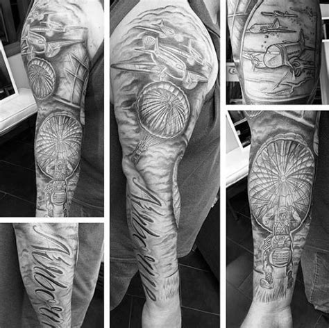 30 Airborne Tattoos For Men - Military Ink Design Ideas