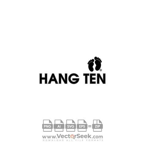 Hang Ten Logo Vector - (.Ai .PNG .SVG .EPS Free Download)