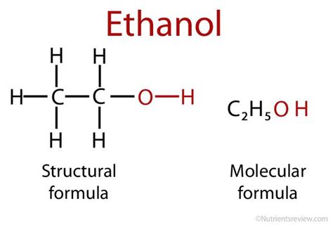 Image result for molecular structure of ethanol | Ethanol, Organic ...