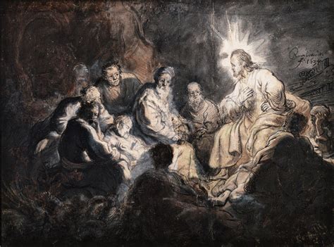 Jesus and His Disciples / Jesús y sus discípulos // 1634 // Rembrandt ...