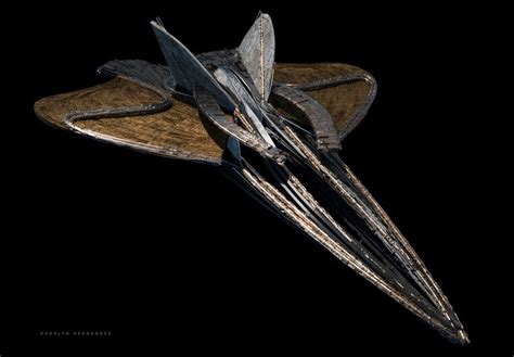 Ancient Alien Spaceship, Rodolfo H on ArtStation at https://www ...