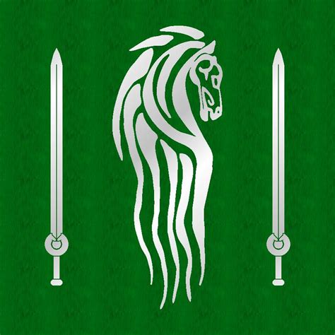 Banner for the Kingdom of Rohan by Yashael341 on DeviantArt