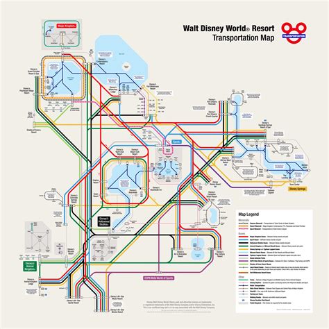 Disney World Transportation Map - Campus Map