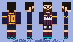 Messi Minecraft Skin