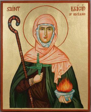 Saint Brigid of Ireland Orthodox Icon - BlessedMart