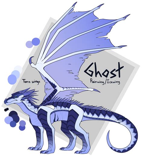 Ghost the Rainwing/Icewing [Reference Sheet] by Lamp-P0st on DeviantArt