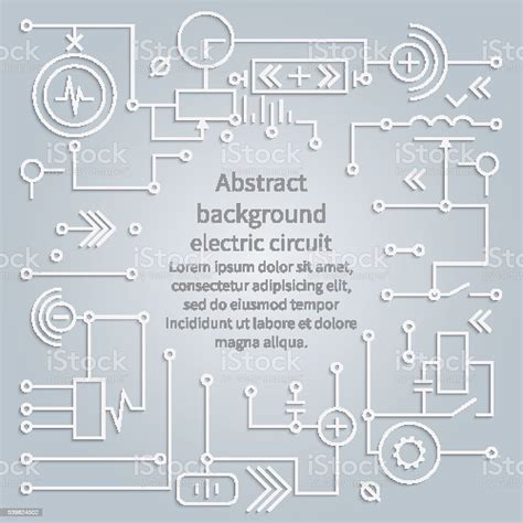 Background Electric Circuit Vector Stock Illustration - Download Image ...