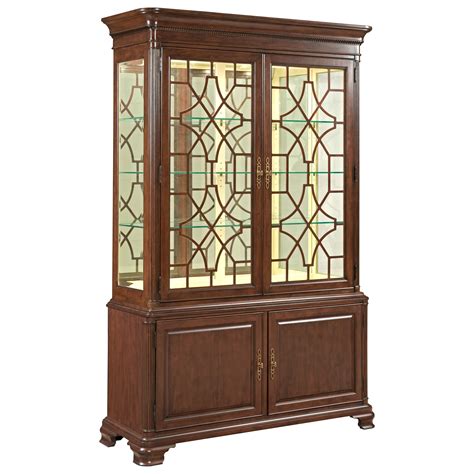 Kincaid Furniture Hadleigh Traditional China Cabinet with Adjustable ...