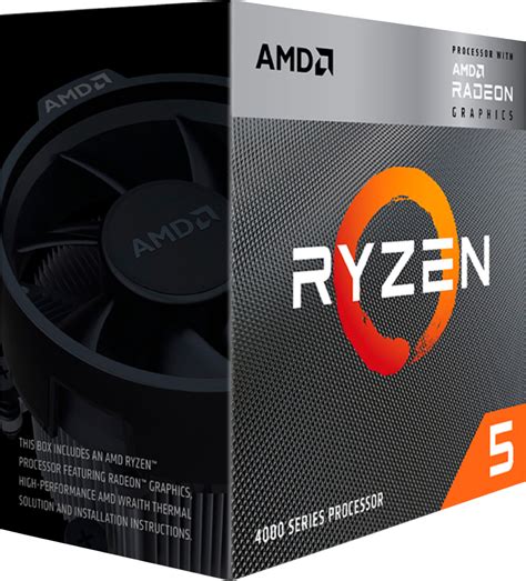 Best Buy: AMD Ryzen 5 4600G Processor Black 100-100000147BOX