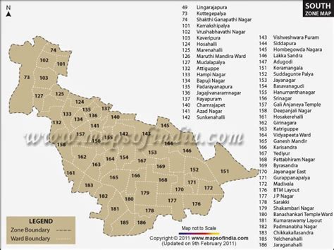 BBMP - 2015 : Bangalore Zones