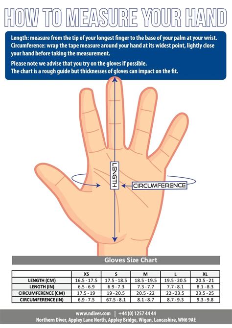 How To Measure Your Hand by Northern Diver UK - Issuu