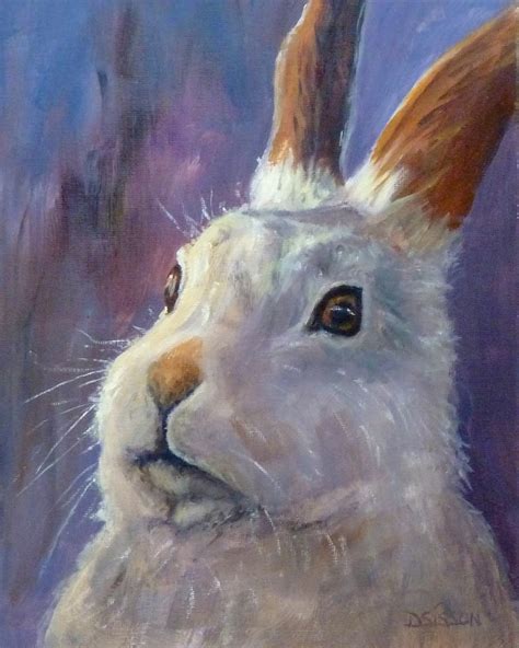 Daily Painting Projects: Harvey Rabbit Oil Rabbit Painting Farm Animal ...