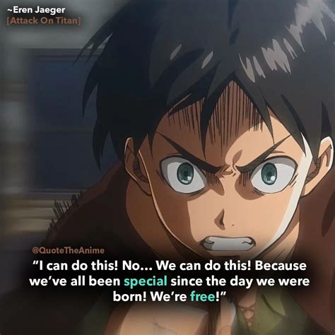 9+ CRAZY Eren Yeager Quotes - AOT (HQ Images) - QTA | Citazioni