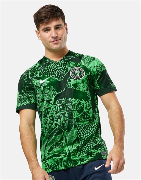 Nike Adults Nigeria Home Jersey - Green | Life Style Sports IE