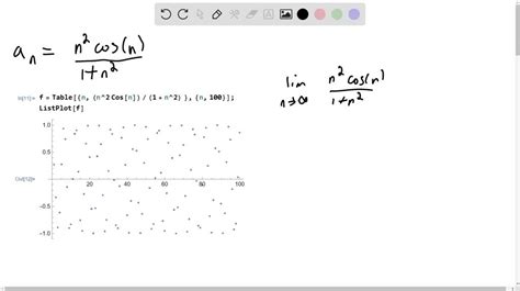 SOLVED:Use a graph of the sequence to decide whether the sequence is ...