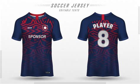 Free Vector | Soccer jersey template sport t shirt design